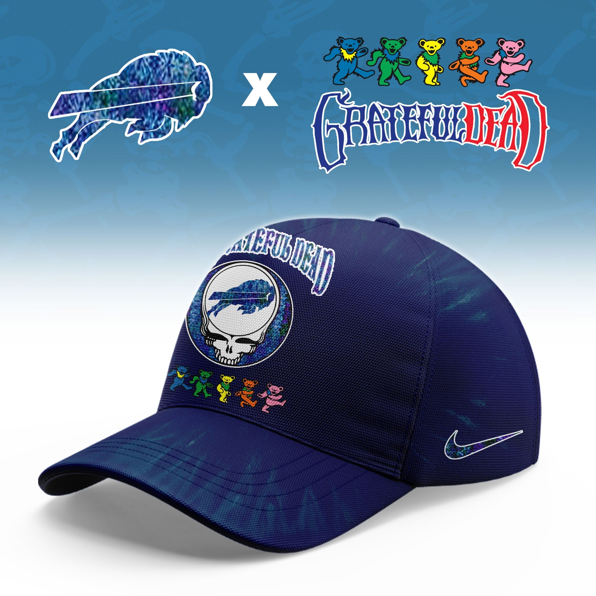 __Buffalo Bills Grateful Dead Limited Hoodie