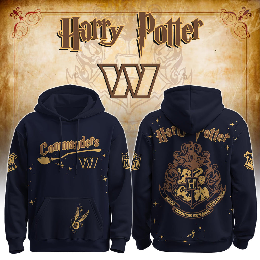 Unisex WAS Commanders x Hogwarts Enchanted Crossover Hoodie
